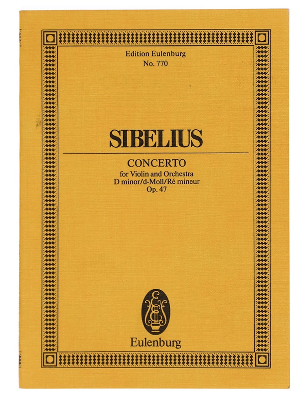 Sibelius Concerto - Eulenburg - Harrastekirjat - 10105402062 - 0