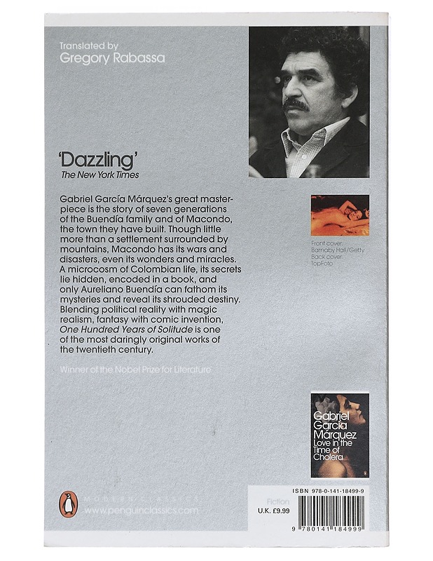 One hundred years of solitude - Garcia Marquez, Gabriel - Romaanit ja novellit - 10105402070 - 1