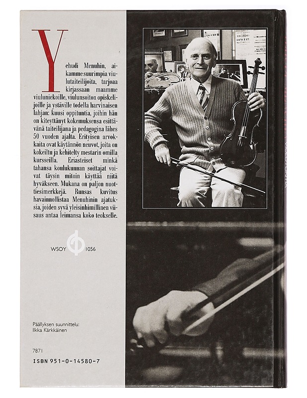 Kuusi viulutuntia - Menuhin Yehudi - Musiikki- ja elokuvakirjat - 10105402107 - 1