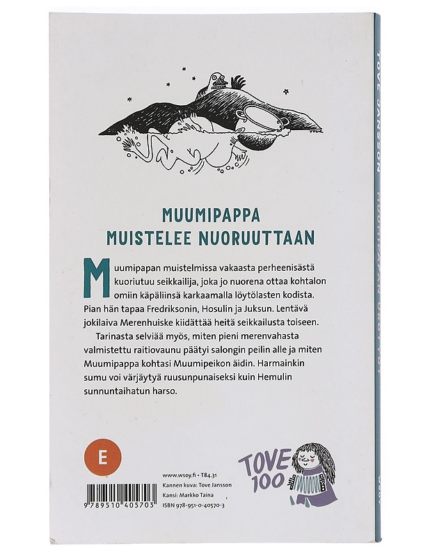 Muumipapan urotyöt - Jansson, Tove - Lastenkirjat - 10105402125 - 1