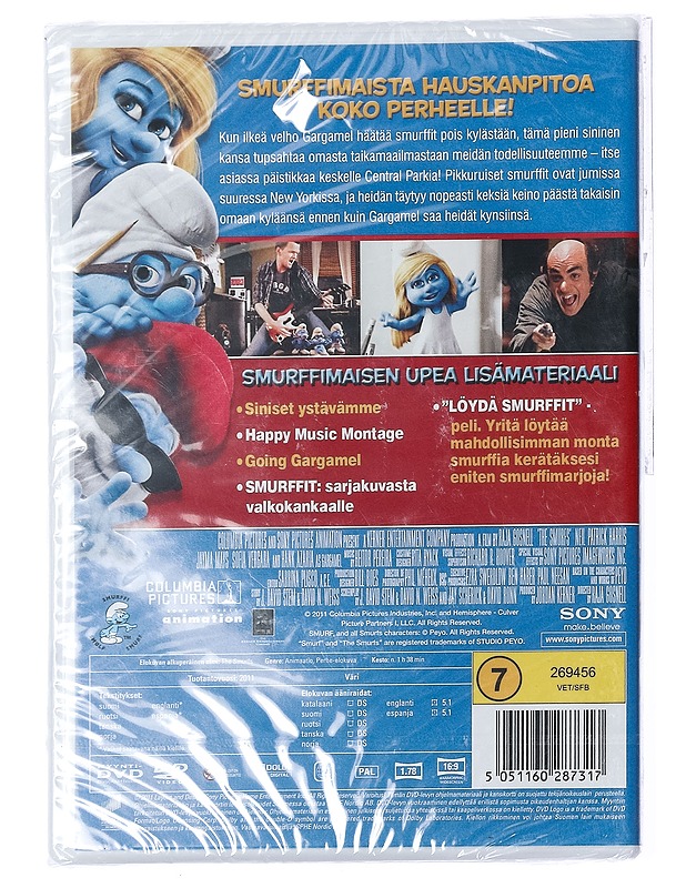 Smurffit - DVD - DVD-elokuvat - 10105402169 - 1
