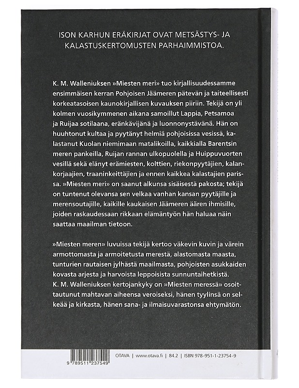Miesten meri - Wallenius, K. M. - Romaanit ja novellit - 10105402184 - 1