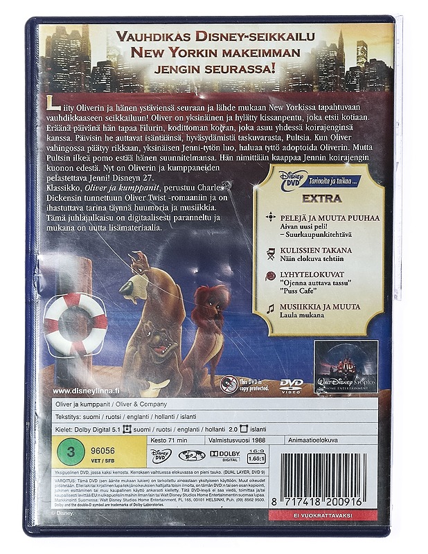 Oliver Ja Kumppanit - DVD - DVD-elokuvat - 10105402205 - 1