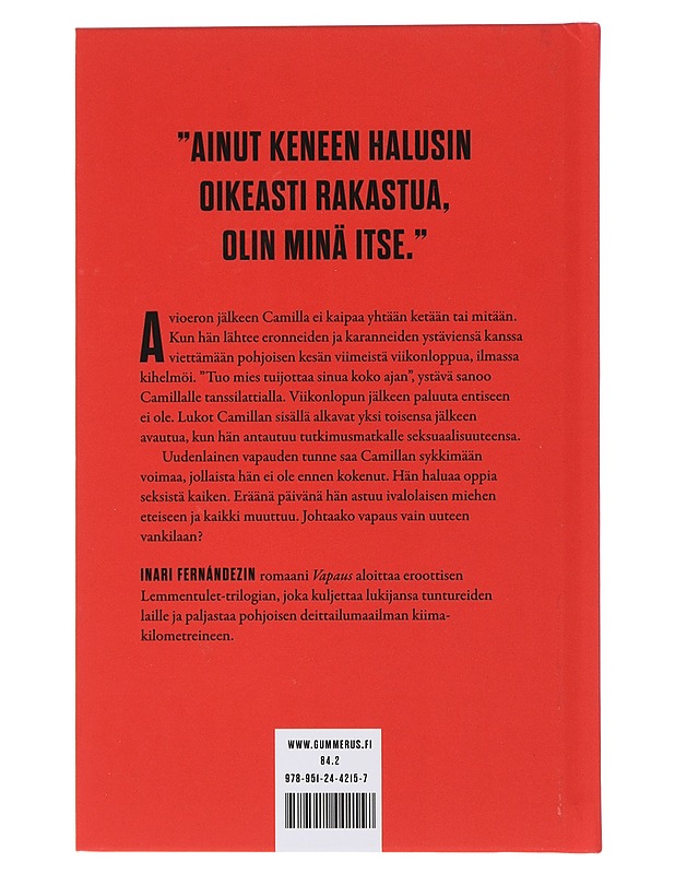 Vapaus : romaani - inari Fernández K-18 - Romaanit ja novellit - 10105402209 - 1