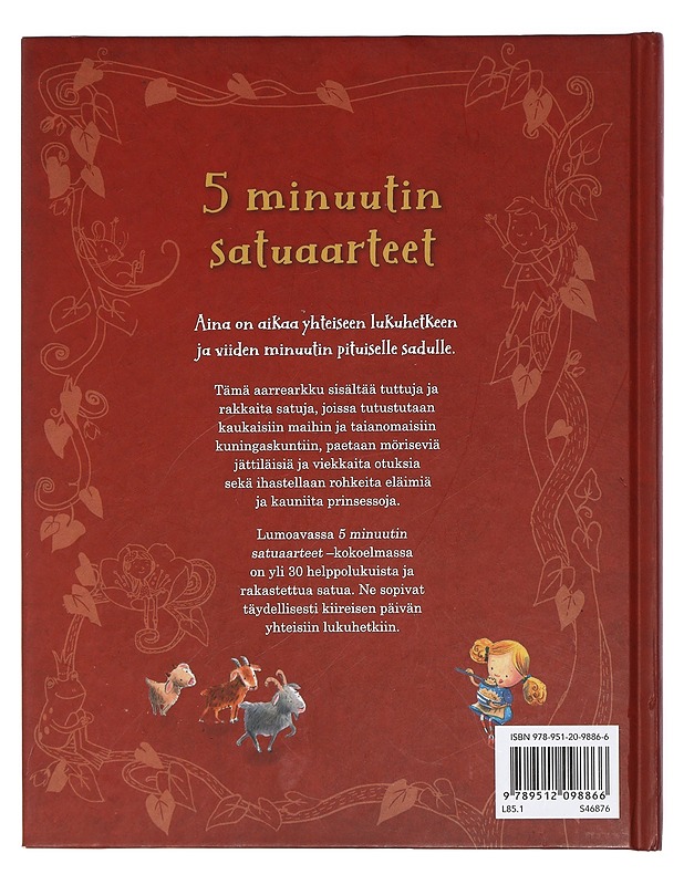 Viiden minuutin satuaarteet - Rekiaro, Päivi - Lastenkirjat - 10105402236 - 1