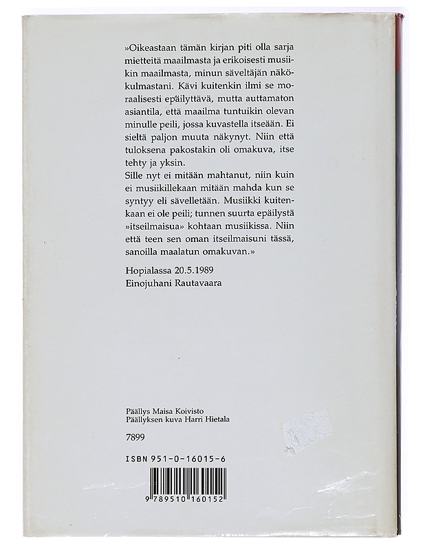 Omakuva - Einojuhani Rautavaara - Elämäkerrat ja muistelmat - 10105402285 - 1