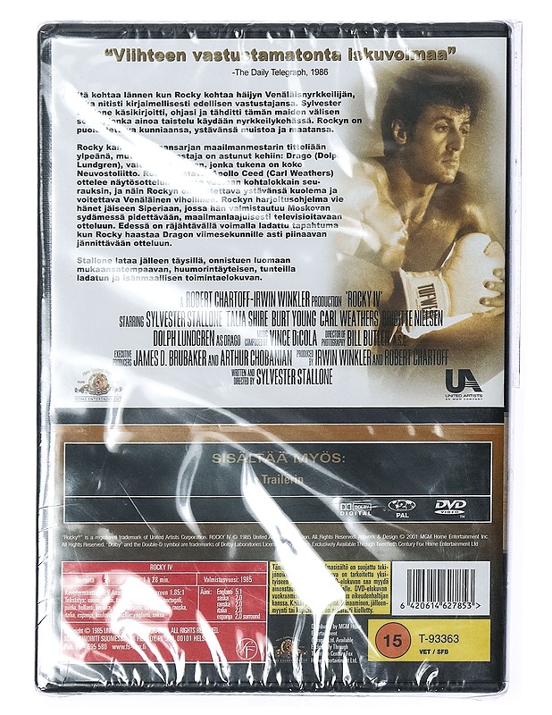 Rocky IV - DVD - DVD-elokuvat - 10105402295 - 1
