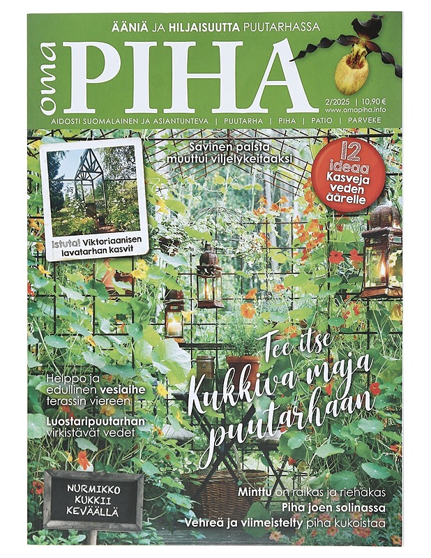 Oma piha - Ääniä ja hiljaisuutta puutarhassa - Harrastekirjat - 10105402318 - 0