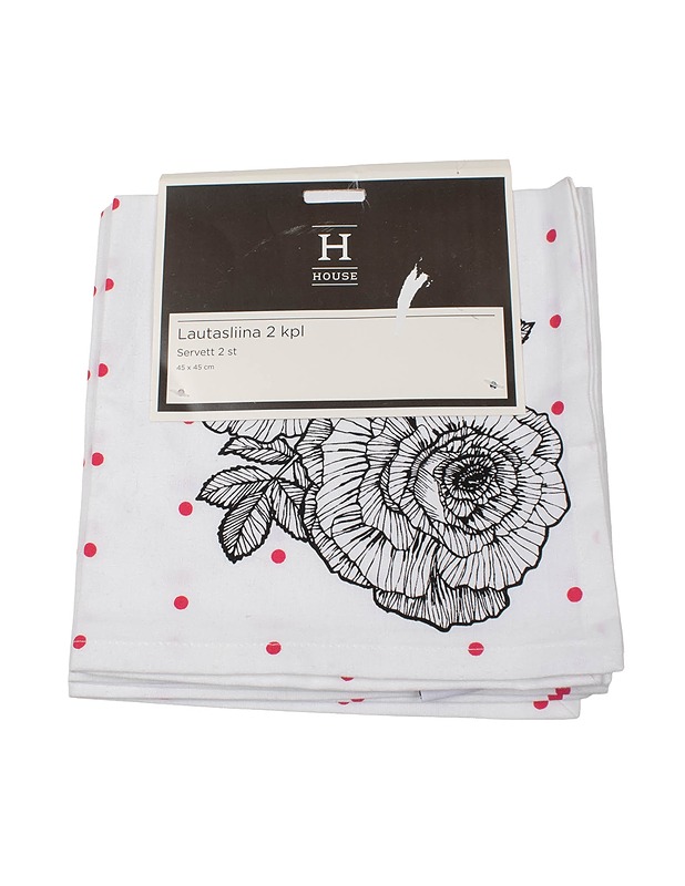 HOUSE lautasliina, 2 kpl - Keittiötekstiilit - 10105402336 - 0