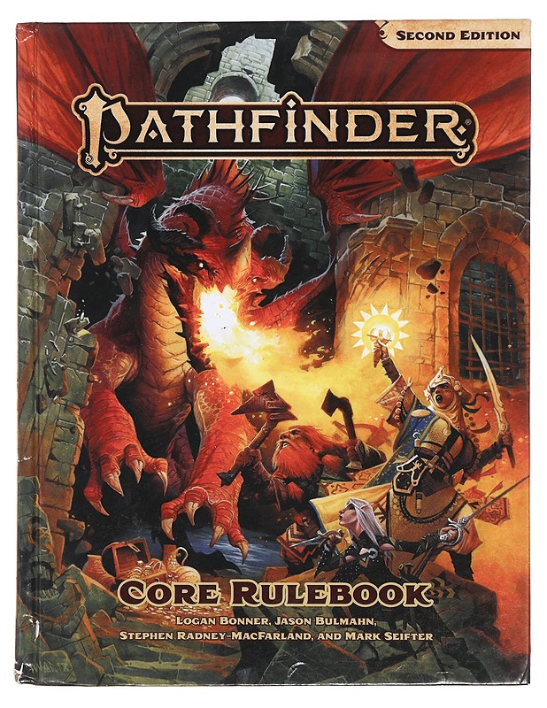 Pathfinder : core rulebook. Second edition - Jacobs, James - Harrastekirjat - 10105402347 - 0