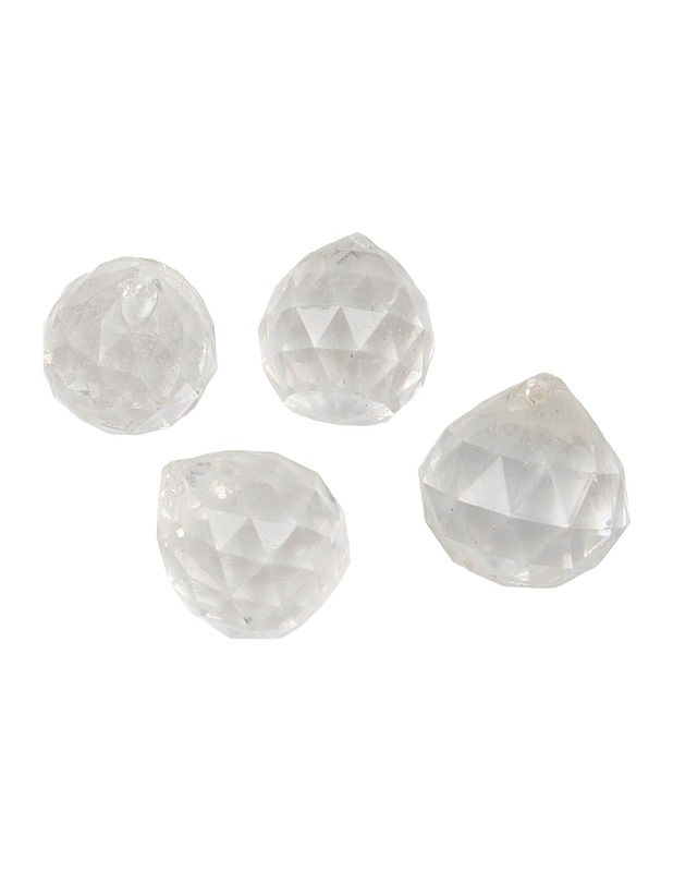 Muovikristallipallo, 4 kpl - 1 pussi - Askartelu - 10105402365 - 0