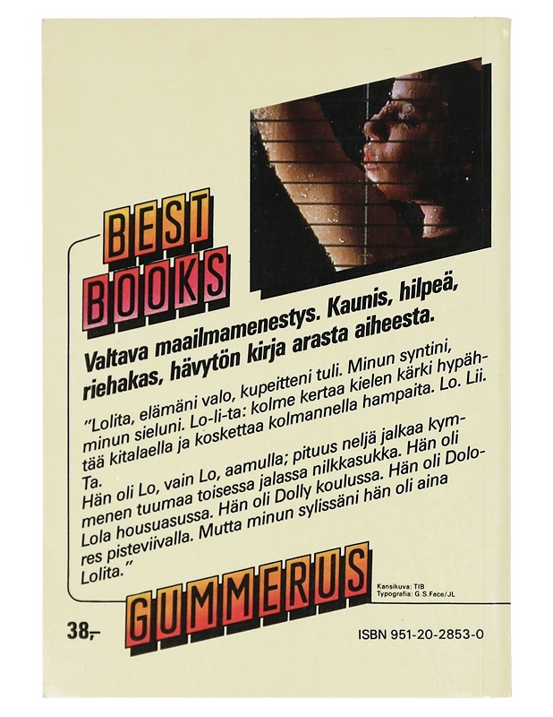 Lolita : romaani - Nabokov, Vladimir - Romaanit ja novellit - 10105402371 - 1