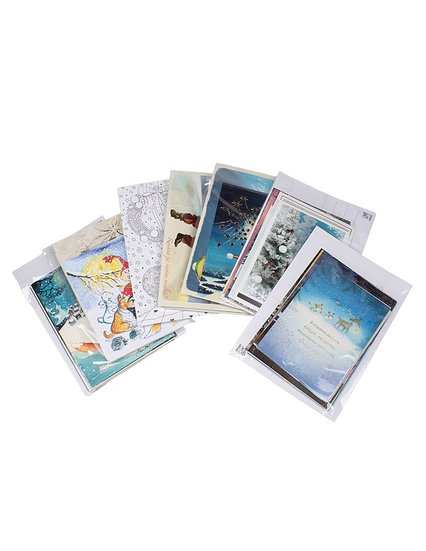 Joulukortit askarteluun - 1 pussi - Joulutuotteet - 10105402387 - 0