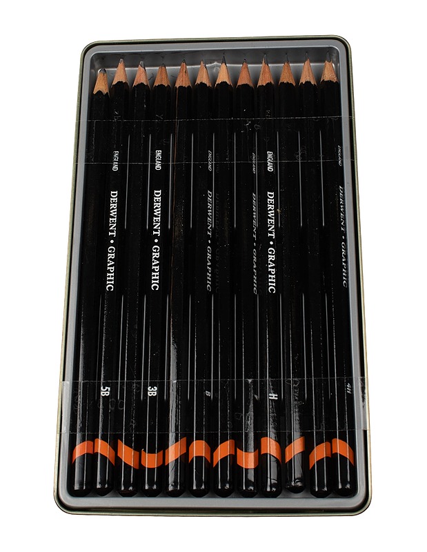 DERWENT Graphic Medium lyijykynä, 12 kpl - Askartelu - 10105402395 - 1