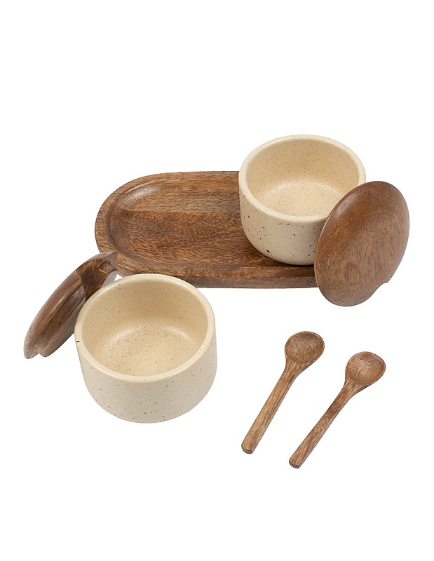 Mukisetti alustalla - Tarjoiluastiat - 10105402391 - 1