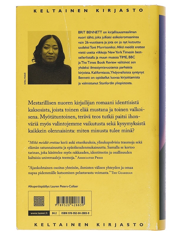 Mikä meidät erottaa - Bennett, Brit - Romaanit ja novellit - 10105402461 - 1