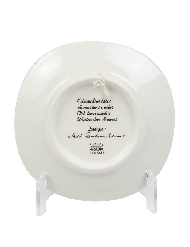 ARABIA Kotiseudun talvi seinälautanen - Designsuosikit - 10105402480 - 1