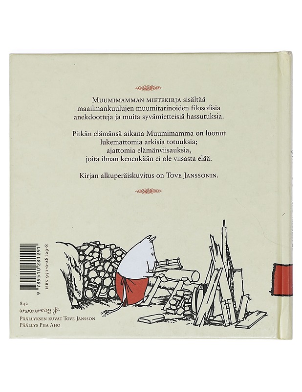Muumimamman mietekirja - Jansson, Tove - Lastenkirjat - 10105402504 - 1