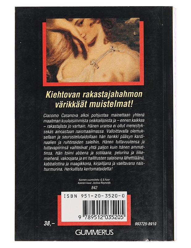 Casanovan vaellusvuodet. [1] - Casanova, Giacomo - Romaanit ja novellit - 10105402521 - 1