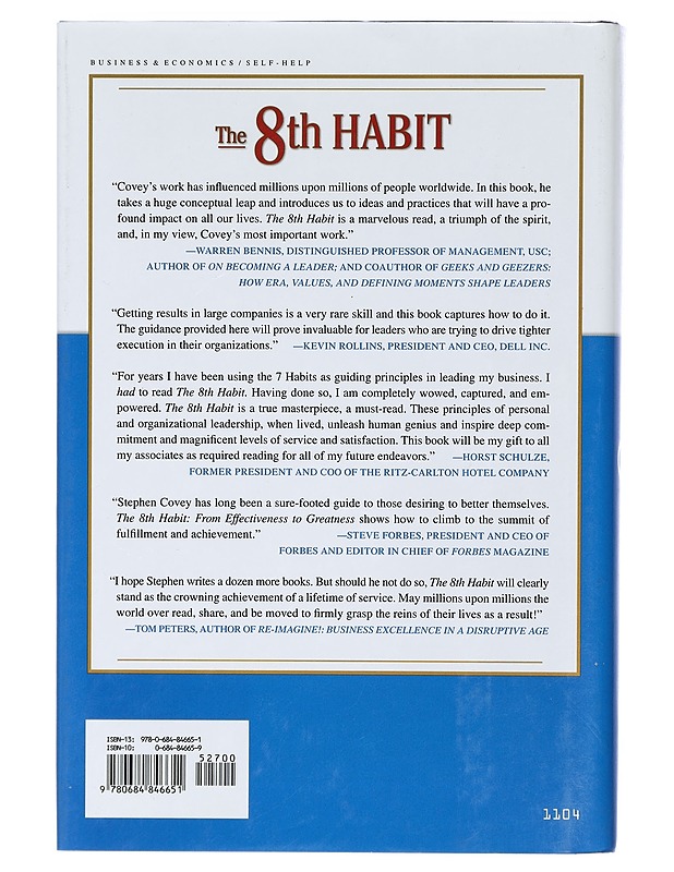 The 8th Habit, From Effectiveness to Greatness - Stephen R. Covey - Tietokirjat ja oppaat - 10105402559 - 1