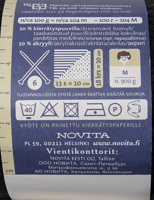 NOVITA Hanko neulelanka, 100 g - 1 kerä - Käsityö - 10105402569 - 2