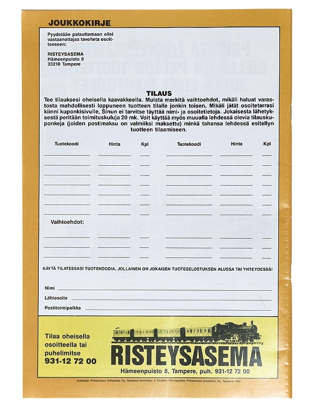 Ajanviete ja harrastus 2/87 - Lehdet - 10105402564 - 1