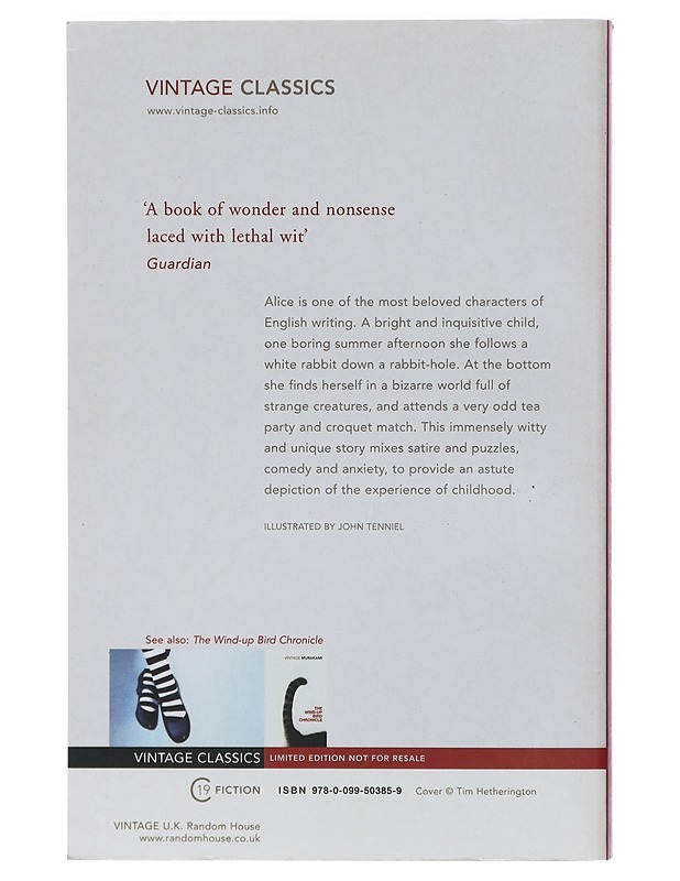 Alice's Adventures in Wonderland : Through the Looking glass - Lewis Carroll - Romaanit ja novellit - 10105402613 - 1