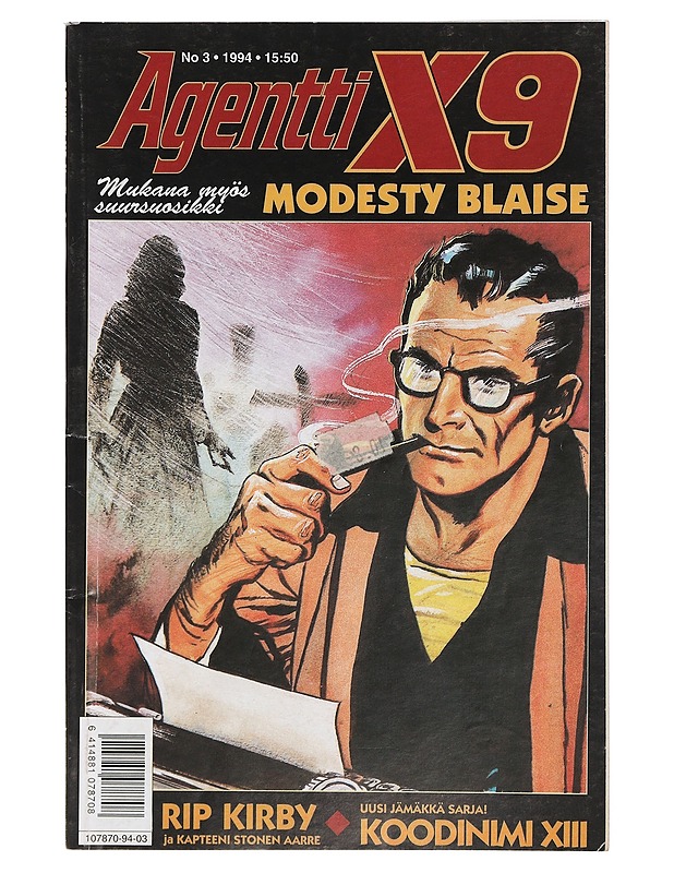 Agentti X9 : No 3/1994 - Peter O'Donnell - Sarjakuvat - 10105402670 - 0