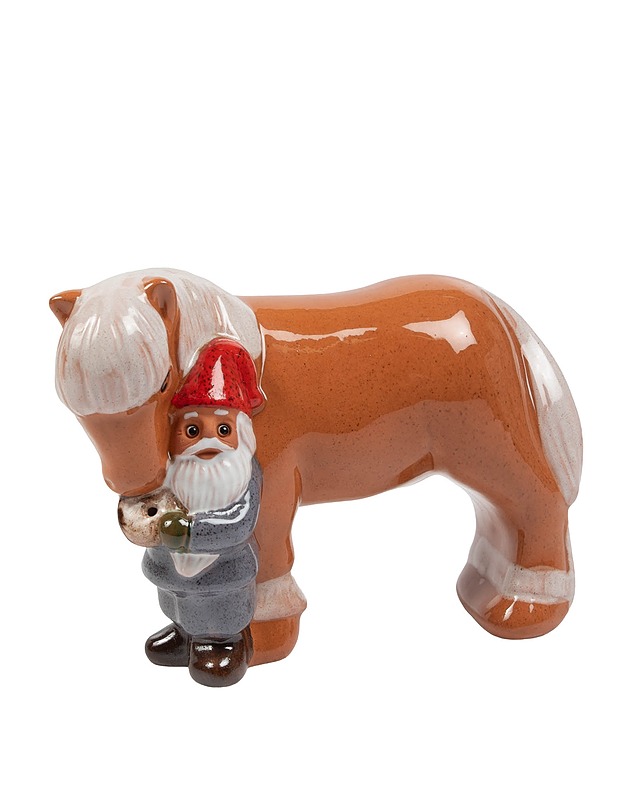 ROLF BERG Tonttu ja hevonen koriste-esine - Joulutuotteet - 10105402676 - 0