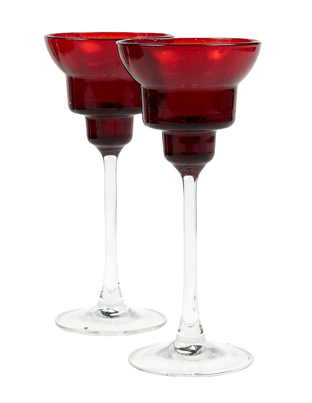 LUMINARC Cherry kynttilänjalat, 2 kpl - Koriste-esineet - 10105402679 - 1