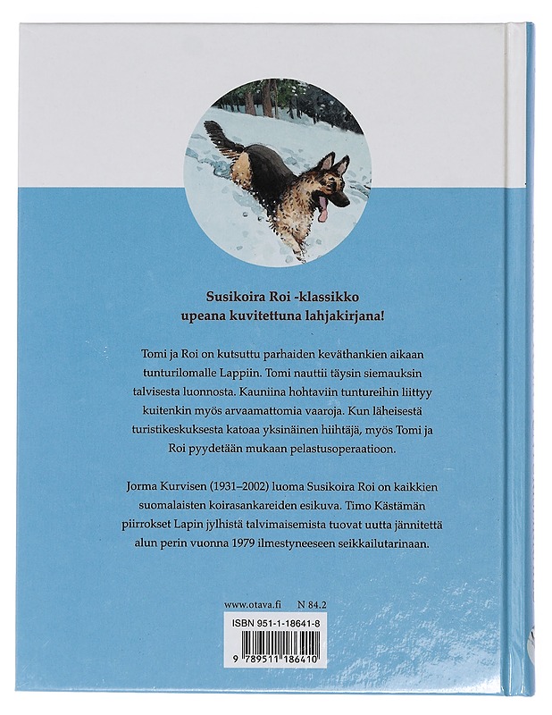 Susikoira Roin tunturiseikkailu - Kurvinen, Jorma - Nuorten kirjat - 10105402698 - 1