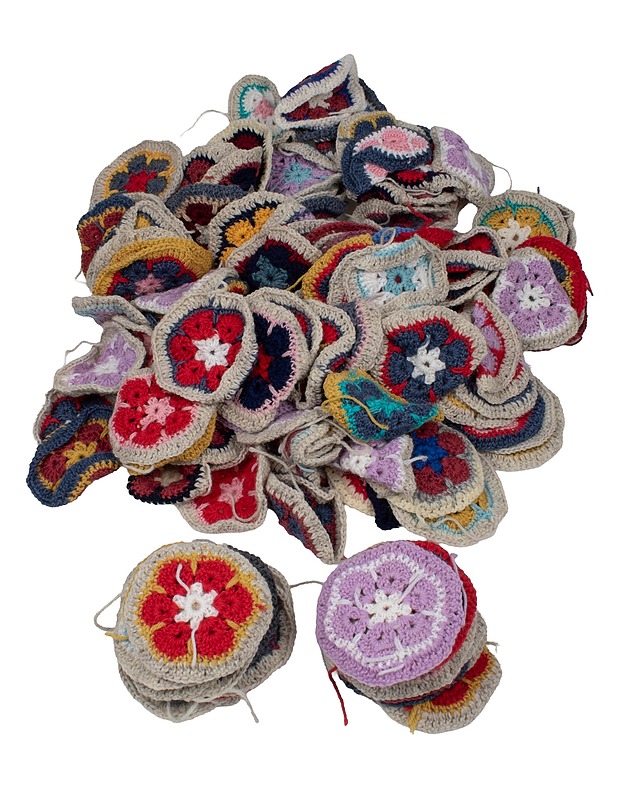 Pyöreä virkattu kuvio, 150 kpl - Käsityö - 10105402721 - 0