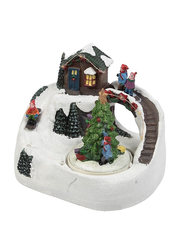 KOTIKULTA Koristevalo Kelkka ja kuusi - Joulutuotteet - 10105402747 - 2