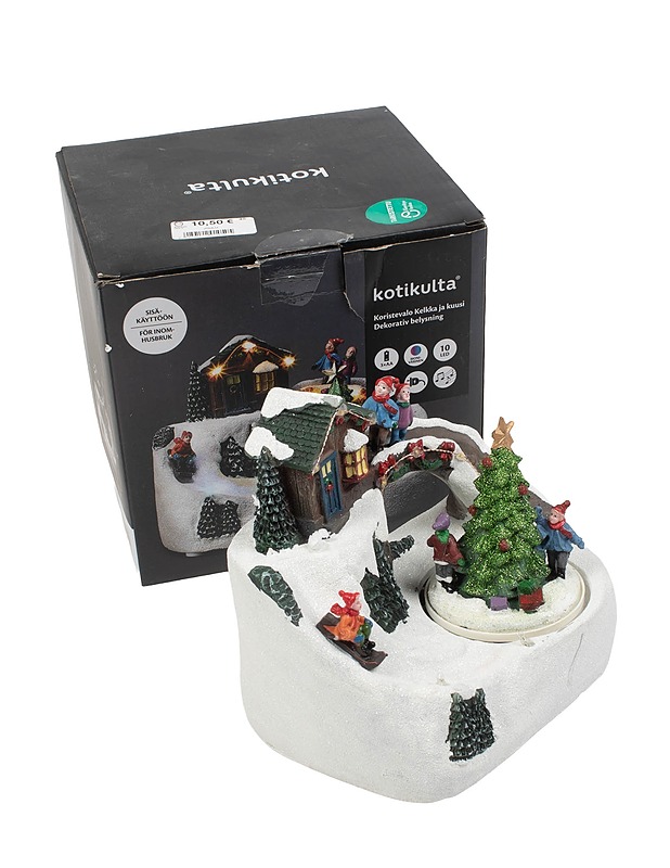 KOTIKULTA Koristevalo Kelkka ja kuusi - Joulutuotteet - 10105402747 - 0