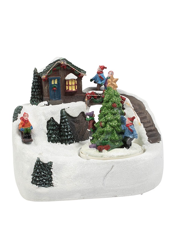 KOTIKULTA Koristevalo Kelkka ja kuusi - Joulutuotteet - 10105402747 - 1