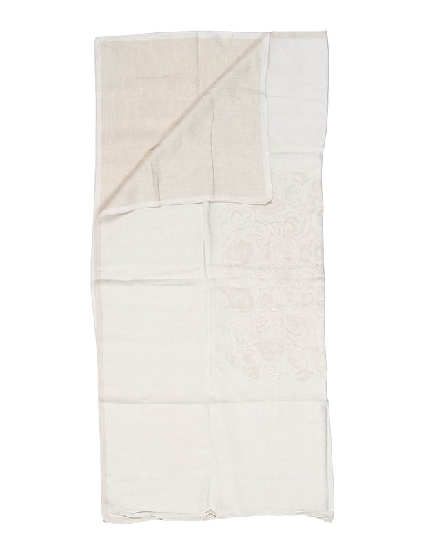 Sata ruusua pellavapöytäliina, 120 x 130 cm - Pöytäliinat - 10105402772 - 1
