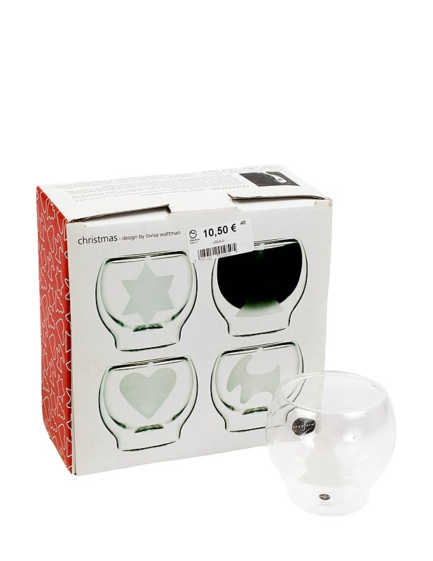 SAGAFORM glögilasi lämpölasia, 4 kpl - Joulutuotteet - 10105402811 - 0