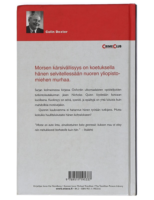 Nicholas Quinnin hiljainen maailma - Dexter, Colin - Romaanit ja novellit - 10105402821 - 1