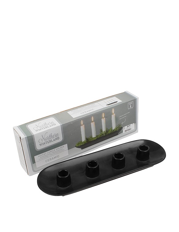 NORTHERN WINTERLAND Adventtikynttilänjalka - Joulutuotteet - 10105402823 - 0
