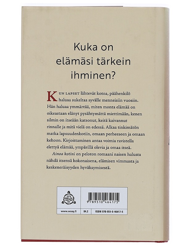 Ainoa kotini - Hanna Brotherus - Romaanit ja novellit - 10105402836 - 1