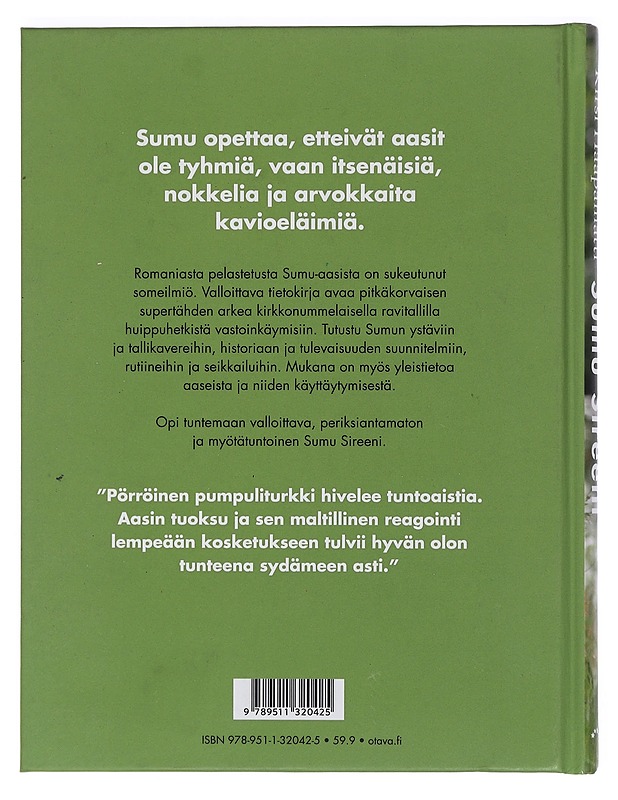 Sumu Sireeni : Suomen rakastetuin aasi - Haapamatti, Kirsi - Lemmikki- ja luontokirjat - 10105402844 - 1