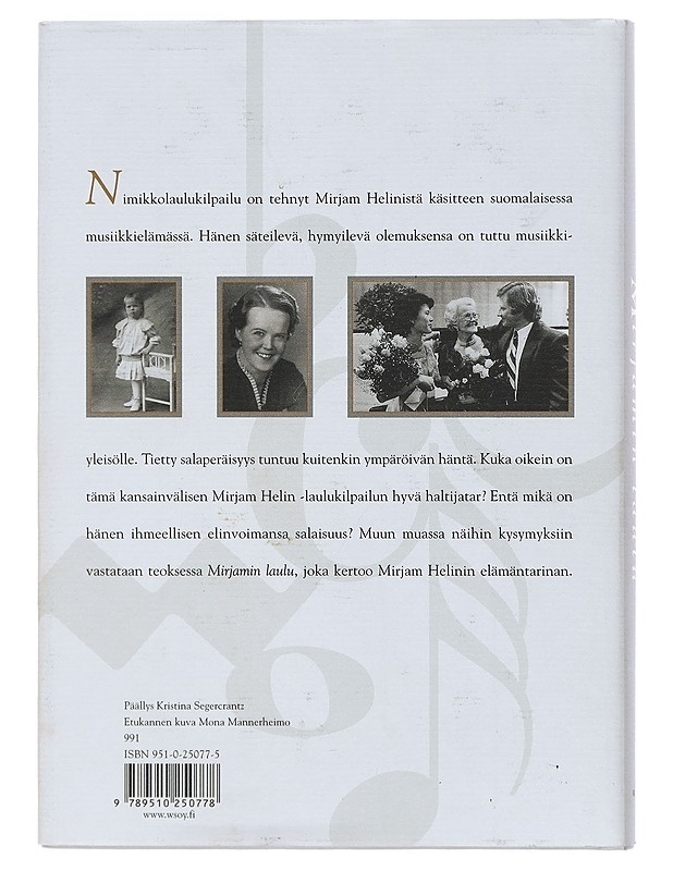 Mirjamin laulu - Hannu-Ilari Lampila - Elämäkerrat ja muistelmat - 10105402853 - 1