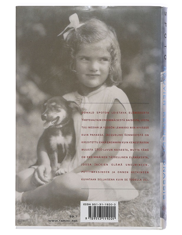 Jacqueline Bouvier Kennedy Onassis : elämäkerta - Spoto, Donald - Elämäkerrat ja muistelmat - 10105402861 - 1