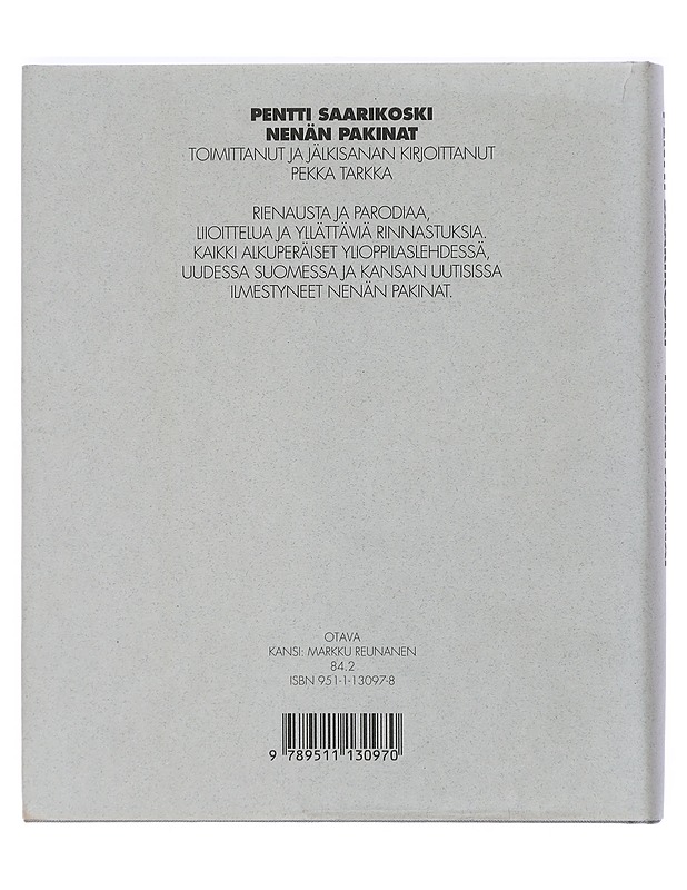 Nenän pakinat - Saarikoski, Pentti - Romaanit ja novellit - 10105402868 - 1