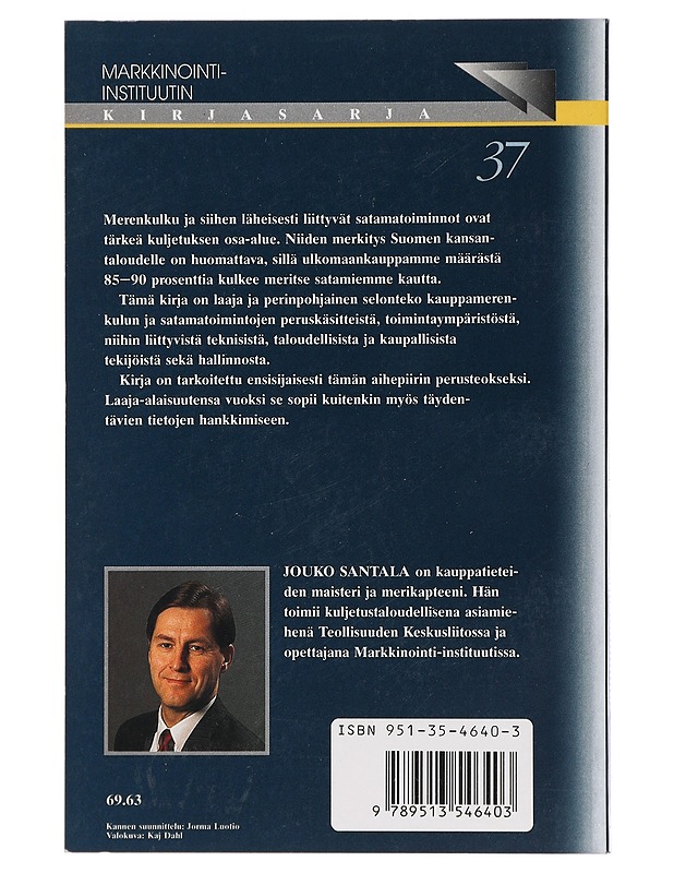 Kauppamerenkulku ja satamatoiminnot - Santala, Jouko - Tietokirjat ja oppaat - 10105402875 - 1