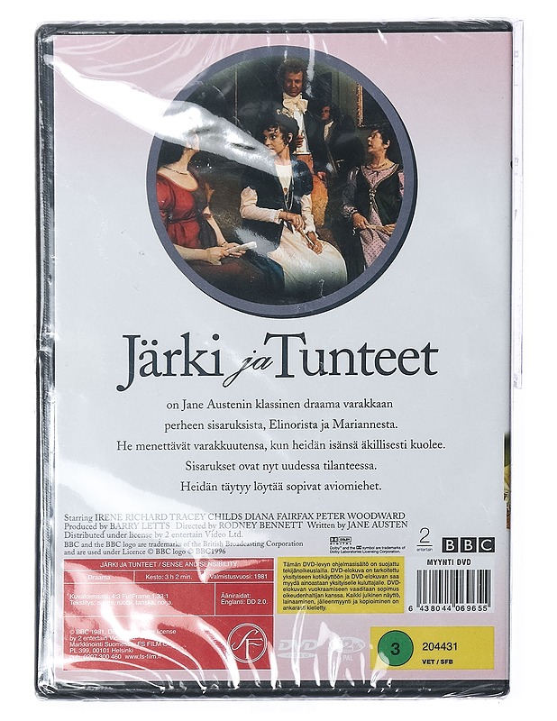 Järki Ja Tunteet - DVD - DVD-elokuvat - 10105402882 - 1