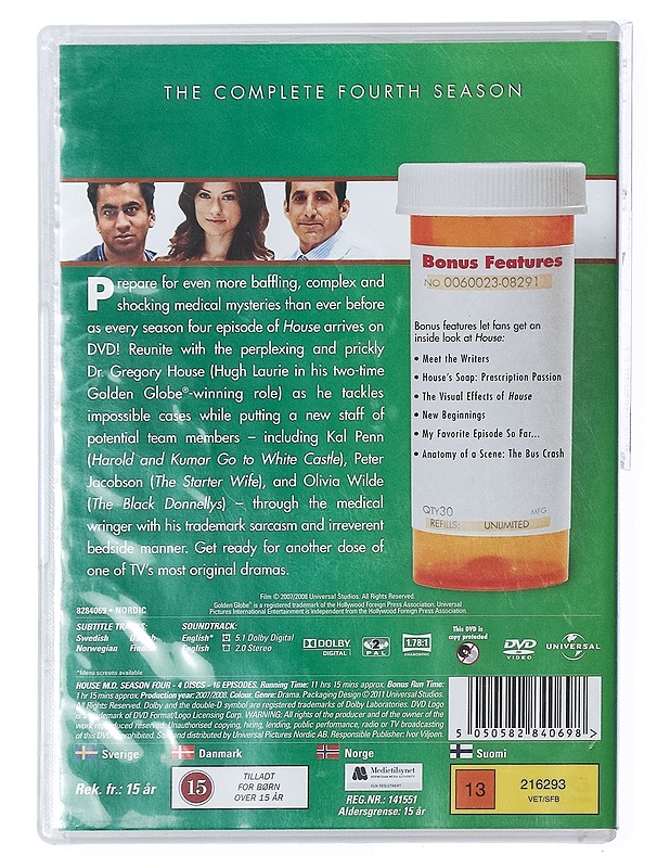 House: Season 4 - DVD - DVD-elokuvat - 10105402896 - 1
