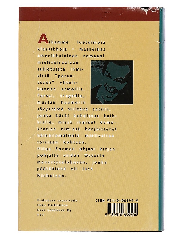 Yksi lensi yli käenpesän - Kesey, Ken - Romaanit ja novellit - 10105402903 - 1