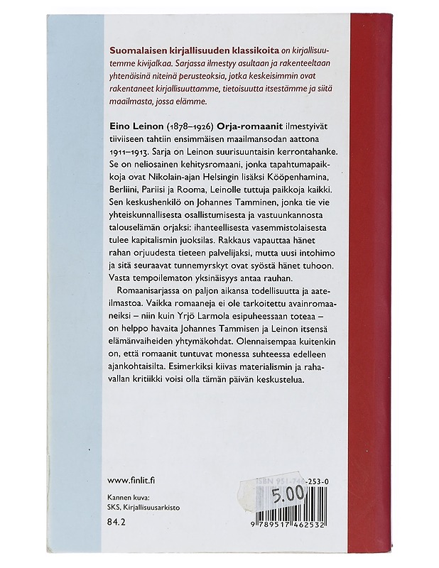 Orja-romaanit - Eino Leino - Romaanit ja novellit - 10105402911 - 1