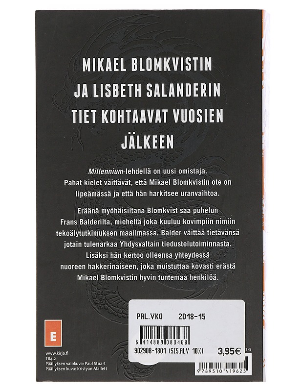 Se mikä ei tapa - Lagercrantz, David - Jännitys ja dekkarit - 10105402935 - 1